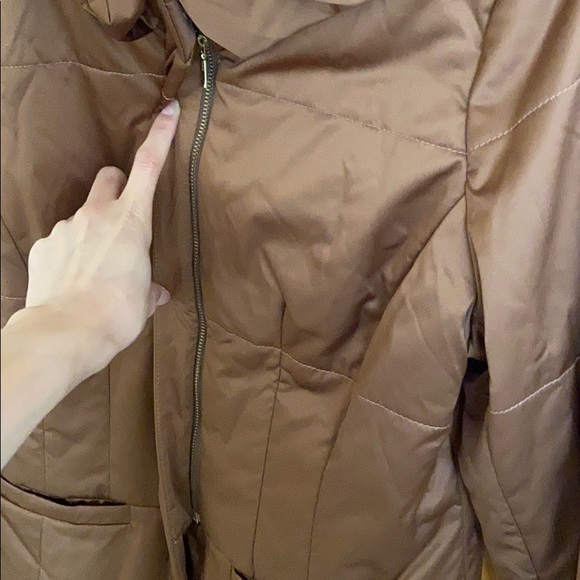 Copper tone puffer jacket - Picture 3 of 6